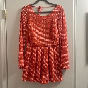 altar'd state orange romper